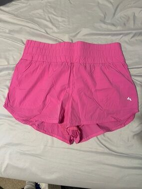 JoyLab Hot Pink Athletic Shorts with Elastic Waistband